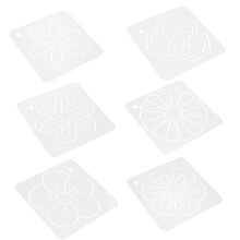 6Pz Template Trapuntatura Bianco, Strumento Multifunzione Per Cucito