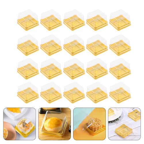 150Pièces Boîtes Pet Dorées Pour Rangement De Desserts 2