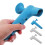 4Pièces De Poignées De Porte Silicone Protection Murale Colorée 9