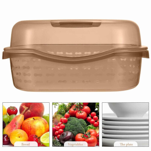 1Pc Colander with Lid Kitchen Colander PP Strainer Basket Baby Bottle Drying Box 2