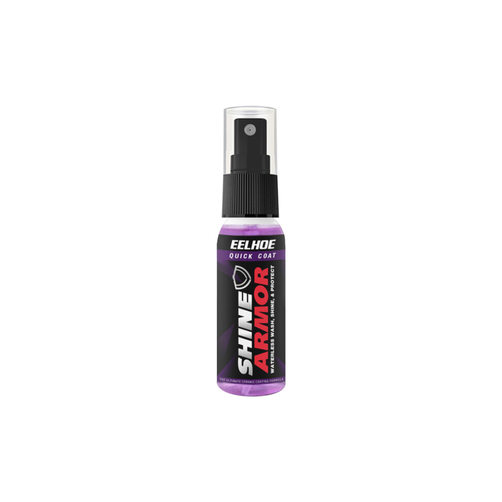 (30Ml) Eelhoe Automotive Coating Spray Car Paint Brightening Polishing Hand Spray Wax Micro-Crystal Plated Purple 6900054952550