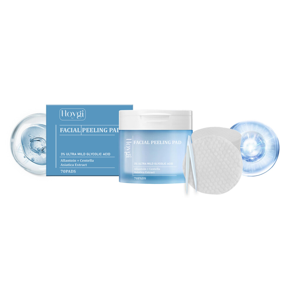 (70PADS+tweezers) Toning pads Gentle cleansing keratin hydrating and moisturizing facial moisturizing cotton pads