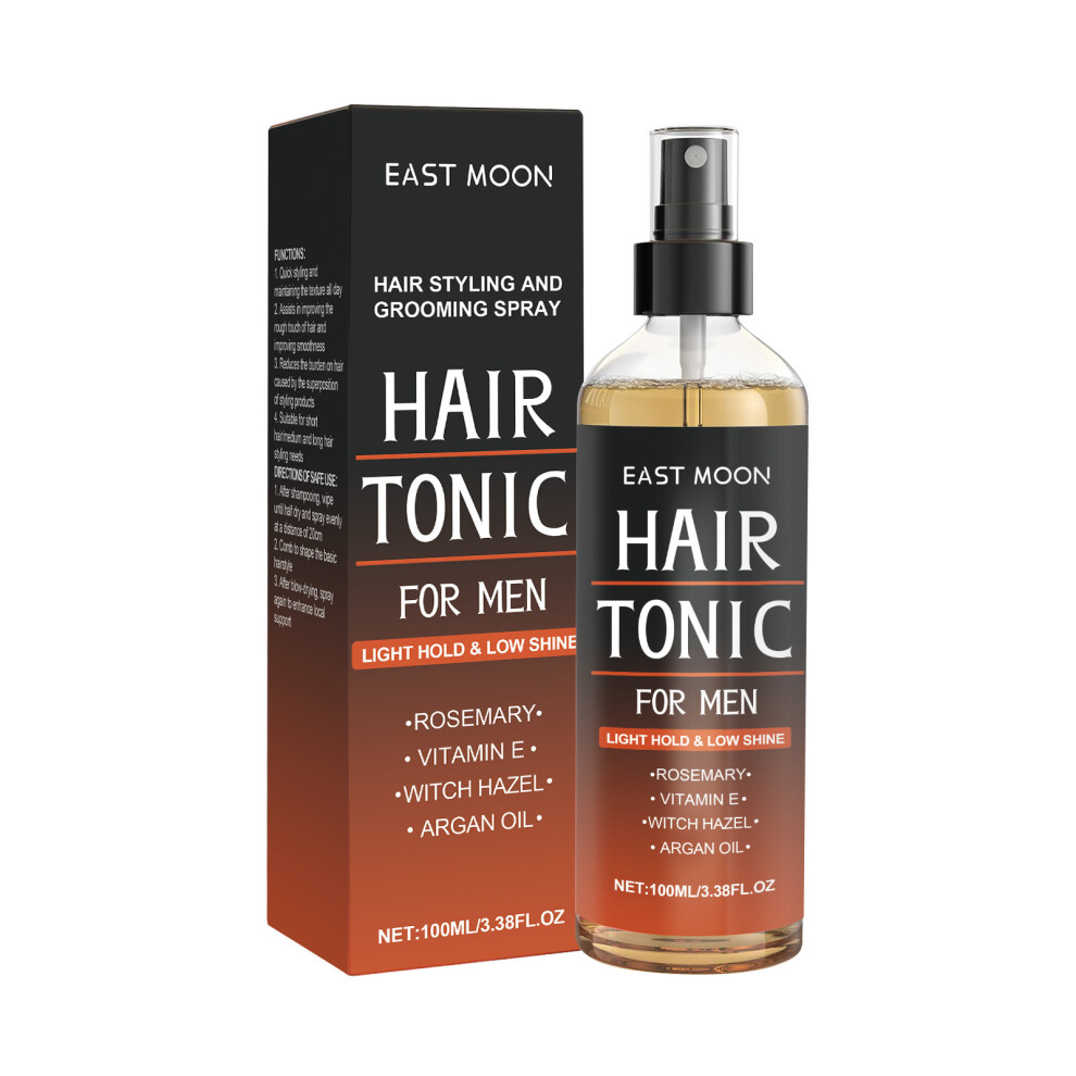 (100ml) EAST MOON Men's Setting Hair Care Spray Fluffy, Long-lasting and Refreshing Hair Care Styling Spray