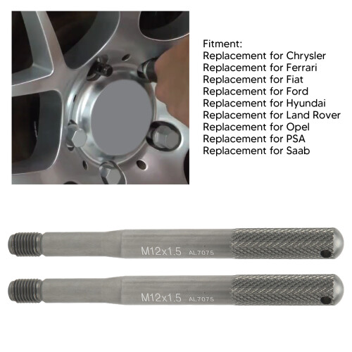 Durable Rustproof Wheel Alignment Pin M12x1.5 for Car Rim Stud Pilot Pin AU 2