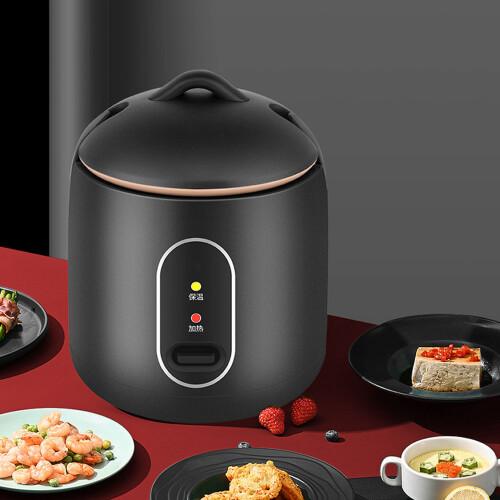 Mini Rice Cooker 1.2L, 200W Portable Automatic Multi-Function