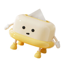 Tissue Dispenser with Spring Practical-Yellow Standing posture