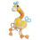 Giraffe Pull String Toy for Babies - Silicone & Plastic Sensory Toy 2