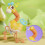 Giraffe Pull String Toy for Babies - Silicone & Plastic Sensory Toy 1