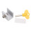 Vertical Horizontal Window Lock Sets 8 Adjustable Aluminum Alloy Silver 13