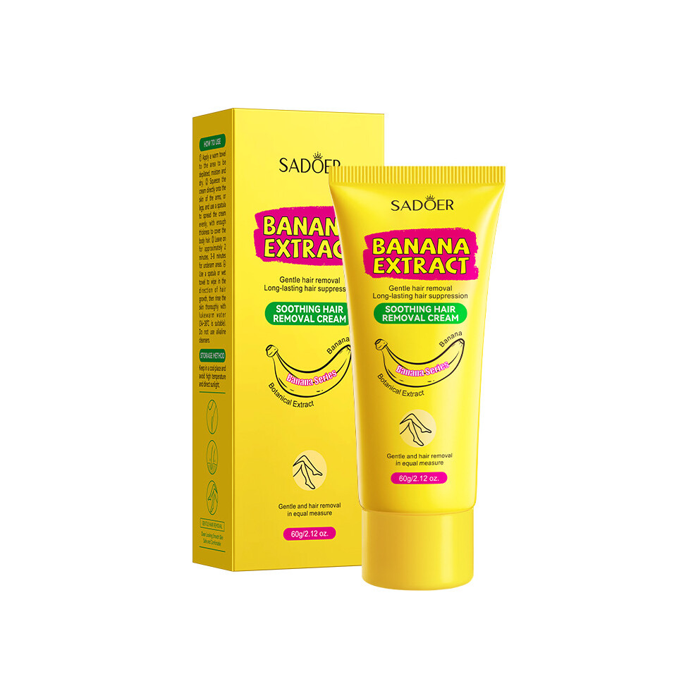 Cream (Hair Removal 60G) Soothing And Mild Hair Removal Sadoer Non-Irritating Armpit Hair Removal