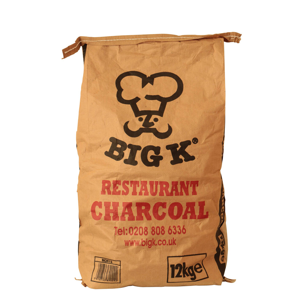 Big K Chilla-Grilla Restaurant Grade Charcoal, 12kg Bag Lumpwood Charcoal-image-OPC-PR8RN2D-NEW