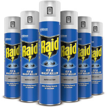 Raid Fly and Wasp Killer 300 ml (Pack of 6)