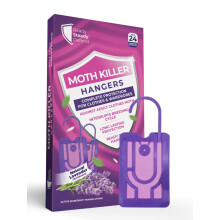 9-Pack Clothes Moth Killer Hangers for Wardrobes: Clothes Moth Repellent | Contains Transfluthrin | Moth Protection for Wardrobes and Drawers | Up to