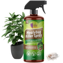Mealybug Killer Spray 200ml - Bug Spray with Insecticidal Soap for Indoor Plants - Effective Plant Insecticide Treatment to Target Mealybugs - Easy-t