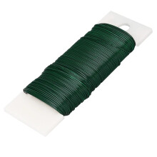 Florist Wire Green 35M Rust Flexible Paddle Wire for Wreaths Bouquets Garden Plants