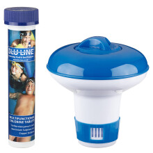 Small Dispenser with 10 Ultimate Chlorine Tablets 20g PLUS FREE TEST STRIPS