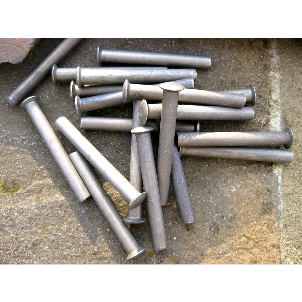 5 X Rivets For Shovel Spade Fork Handle Repair 50X6mm Rake Hoe Garden Lawnmower 13451127