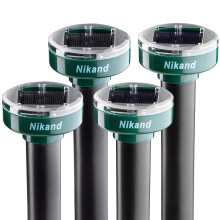 NIKAND Gopher Repellent Ultrasonic Solar Powered - Mole Repellent Stakes Outdoor Pet Safe - Groundhog Repeller Snake Rodent Gopher Spikes Chaser - So