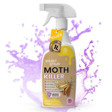 Pestmatic Moth Killer Spray 1 Litre, Moth Repellent Spray for Carpets, Wardrobes, Kitchen & Pantry, Effective Treatment that Kills Moths Larvae & Egg