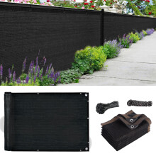 TUAKIMCE Garden Privacy Netting 2 x 5m, Privacy Fence Screening 90% HDPE Outdoor Shading Net, Fence Screening UV-Resistant Tear-Resistant Shading Net