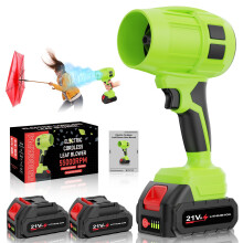 Blinme Leaf Blower Cordless with Battery | Cordless leaf blower, 55000RPM Adjustable Speed & 2 Pcs*21V Battery | Snow Blowing, Lawn Care, Patio, Blow