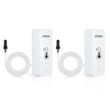 Chatthen Room Thermometer, Smart Humidity Meter App Monitor, Free Data Export Fahrenheit/Celsius(/), Wifi Baby Room Thermometer for Indoor Outdoor