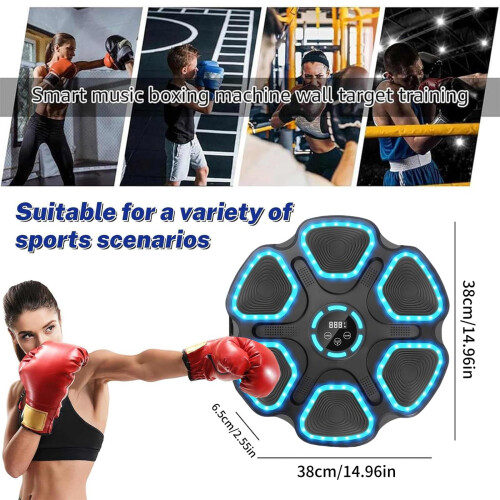 Eclipto Music Boxing Machine Smart Bluetooth Music Punch Machine With LED L 1