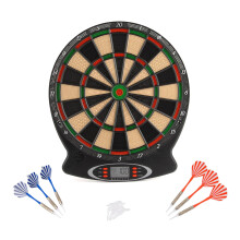 Toyrific Electronic Dartboard with LED Display 28 Games and 159 Modes Safe Soft Tip Darts Kids Dart Board Automatic Scoring for Children and Adults