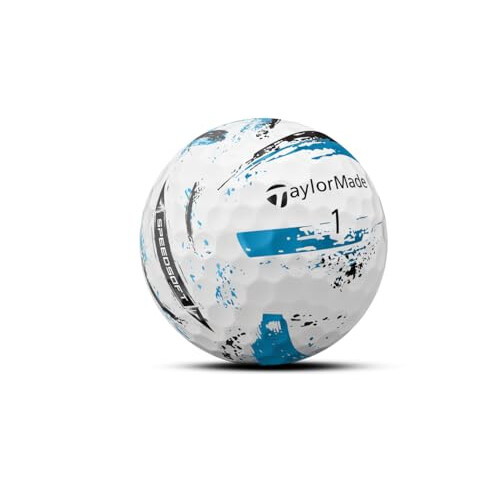 TaylorMade SpeedSoft Ink Blue Golf Ball, 2024 2