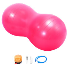 Trintion Peanut Ball Anti-burst Exercise Ball,90x45cm Yoga Ball with Pump, Gym Quality Fitness Ball for Kids Therapy for Pregnancy Birth Exercise, Ph