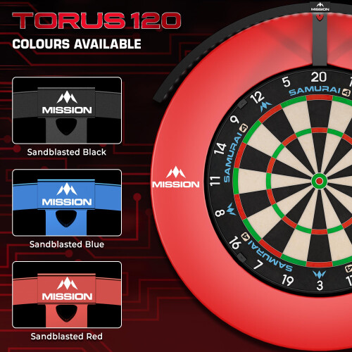 Mission Darts  Torus 120  Bright White LED  Dart Board Lighting System  Po 1