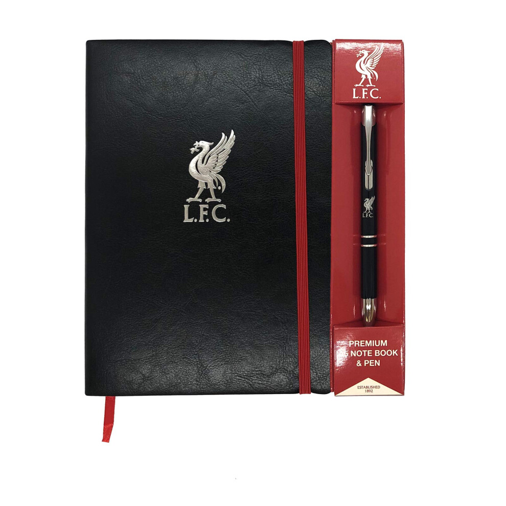 Liverpool F.c. Liverpool Fc Notebook Pen A5 Executive Premium Official Football Gift