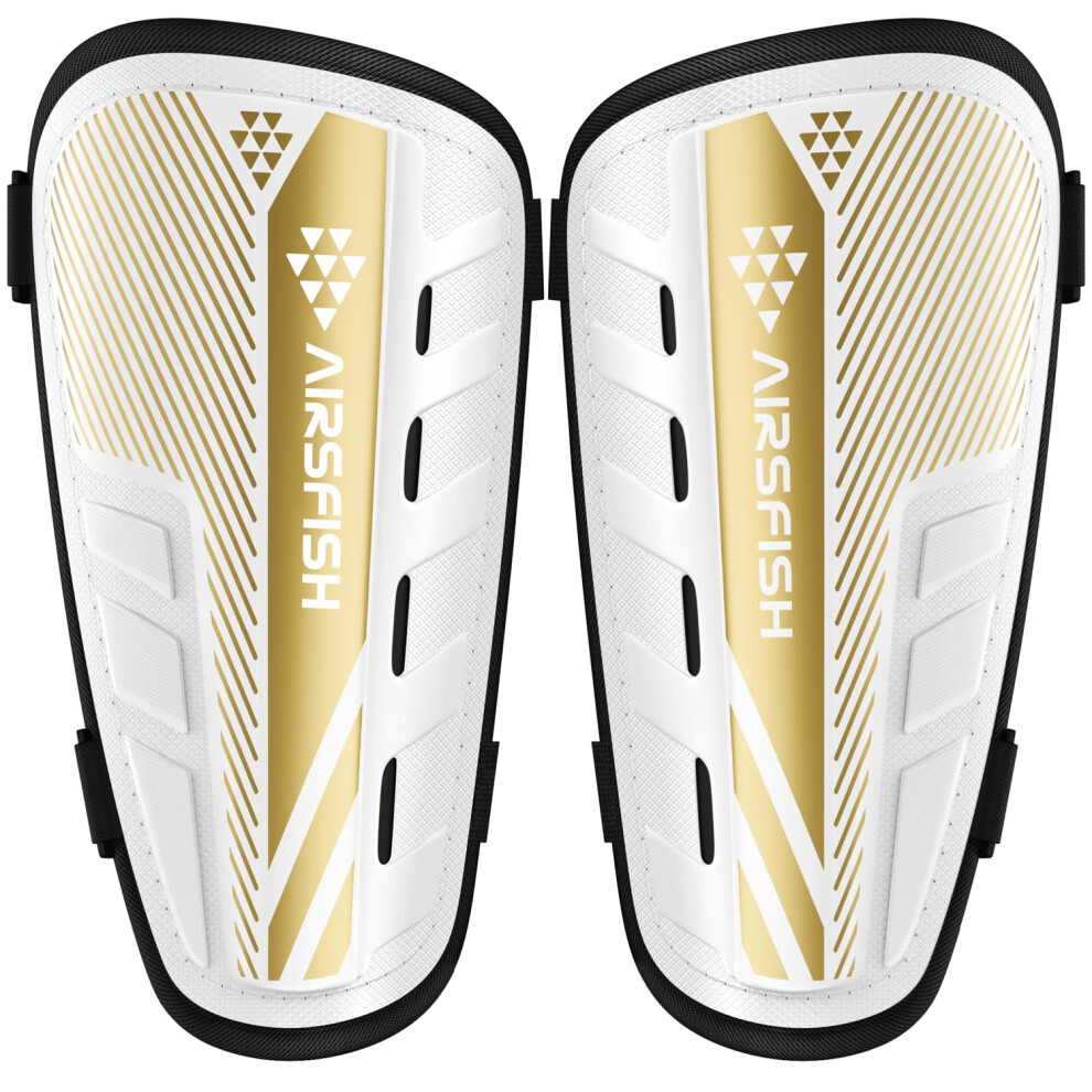 Photos - Shin Guards AirsFish Shin Pads Boys CE Certified Kids Shin Pads with Ankle Protection,Breathable Non Slip Extended Adjustable Straps (Go