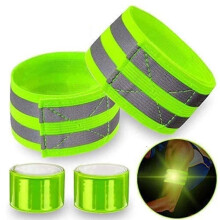 R&B Sports & Leisure Four Reflective Running Armbands, High Visibility Arm Bands & Ankle Bands, Reflective Running Gear, High Vis Bands Women Men Kid