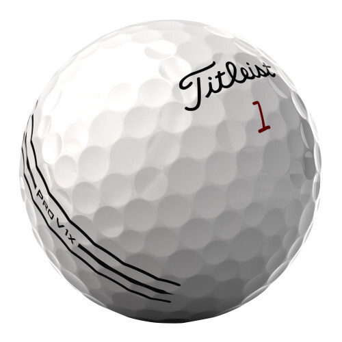 Titleist Pro V1x Golf Ball, Pack of 12, White, Enhanced Alignment 2