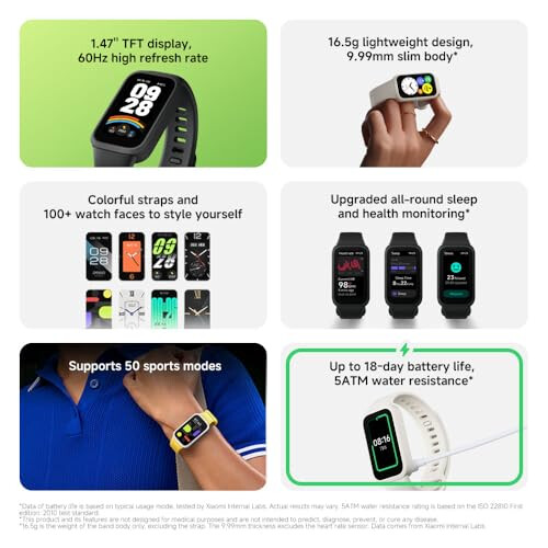 Xiaomi XIAOMI Smart Band 9 Active Black 1