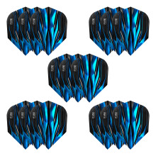 Harrows Fire Dart Flights | 5 x sets Darts Flights (15 Flights Total) I 100 Micron Dart Flights I Premium Extra Strong Made in UK I Professional Dart