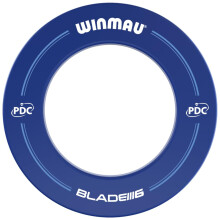 WINMAU PDC Printed Dart Board Surround Ring - Blue - Durable Backboard Wall Protector for Dartboards - Professional Darts Accessories