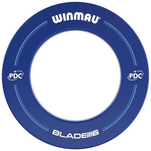 winmau WINMAU PDC Printed Dart Board Surround Ring  Blue  Durable Backboard Wall P