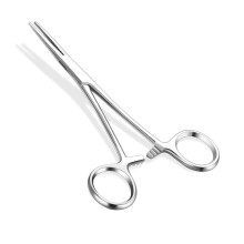 Fishing Forceps Dog Hemostat Forceps Scissors Ear Hairs Tools Locking Pliers Stud Ball earings Holder Dog Ear Hair Grooming Tweezers Forceps (Straigh