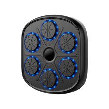 Active 100 Music Boxing Machine with Cool Lights, Bluetooth Connection, USB Charging, Wall-Mounted Boxing Machine with Boxing Pads for Safe Exercise,