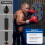 Active 100 Music Boxing Machine with Cool Lights, Bluetooth Connection, USB Charging, Wall-Mounted Boxing Machine with Boxing Pads for Safe Exercise, 5