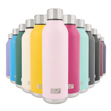 Polar Gear Stainless Steel Water Bottle - 500ml Vacuum Insulated Metal Water Bottle, Double Wall, Leakproof Drinks Bottle - 12H Hot, 24H Cold - Perfe