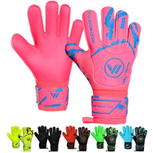 WESTWOOD FOX Goalkeeper Gloves,Finger Protection Soccer Goalie Gloves for Kids,Youth,Adults,Heavy Grip Palm with Dumbo latex 4+3 mm,Wrist Support (PI
