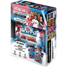 Topps UCC Match Attax 2025/26 - Mini Tin - Global Goalscorers - contains 28 Match Attax cards plus a random Star Boy LE and 3 exclusive 'Worldies' LE