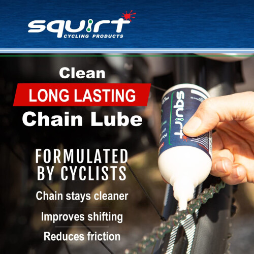 Squirt Clean Long Lasting Chain Lube 120ml 1
