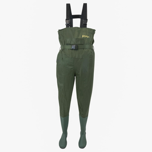 Michigan Nylon Chest Waders Including Belt - OLIVE SIZE 6