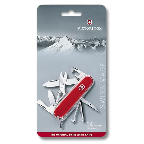 Victorinox Victorinox Super Tinker Swiss Army Knife Medium Multi Tool 14 Functions Bla 1