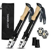 Trekology Walking Poles Women TREK-Z, Nordic Walking Poles for Men, Hiking Sticks for Men, Nordic Walking Sticks for Hiking Poles for Women Trekking