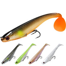 TRUSCEND Fishing Lures for Pike Trout, Pre-Rigged Soft Plastic Lures Swimbaits Ultra-Sharp BKK or VMC Hooks, Walleye Perch Bass Jigs Artificial Bait,